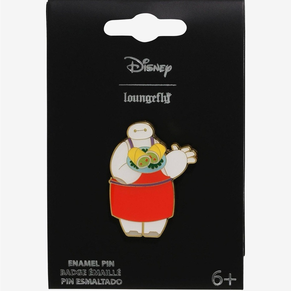 Loungefly Disney Big Hero 6 Baymax Burrito Enamel Pin Exclusive